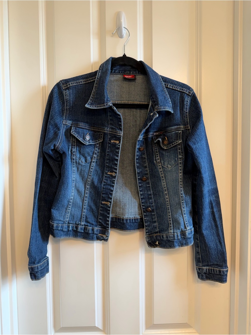 Angel Jeans Y2K 90s Vintage Stretch Denim Jacket
